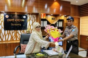কিশোরগঞ্জের নতুন ডিসি হিসেবে  যোগদান করেছেন সোহানা নাসরিন